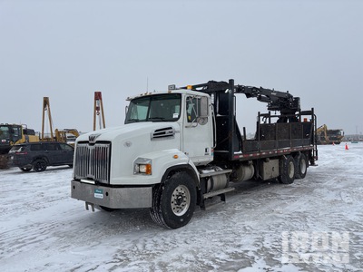 Rotobec Elite 910 4000 kg Knuckle Boom on 2019 Western Star 4700SB 6x4 Hi-Rail グラップルトラック