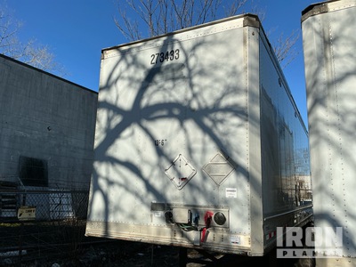 2014 Great Dane 28 ft x 102 in S/A Van Trailer