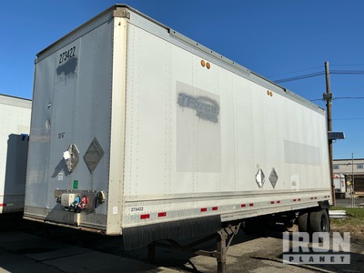 2014 Great Dane 28 ft x 102 in S/A Van Trailer