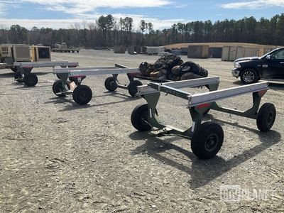 (3) MCT Industries 6800-000-05 Aircraft Engine Trailers