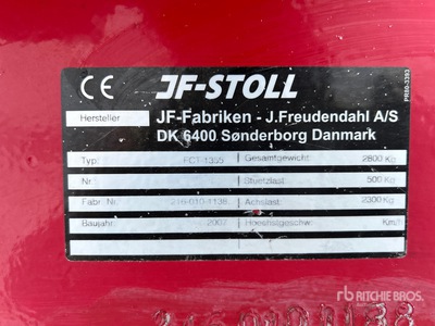 2007 JF Stoll FCT 1355 114 in Gezogene Feldhäcksler