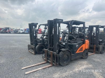 2019 Doosan G35NC-7 6450 lb Pneumatic Tire Carretilla Elevadora