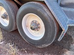 Trailer Chassis with Left Rear Tire