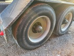 Trailer Chassis with Right Rear Tire