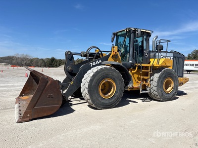 2014 John Deere 744K Chargeuse sur roues