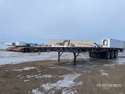 2005 Scona 50 ft Tri/A Flatbed Remorque pour champ pétrolifère