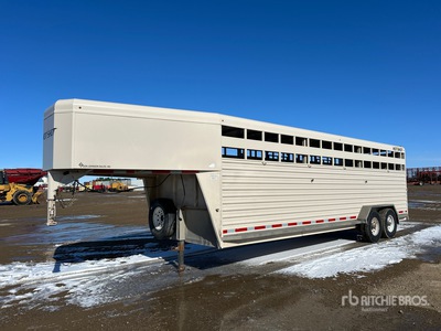 2019 Trails West Hotshot 24 ft T/A Viehtransportanhänger