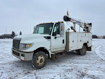 2014 International TerraStar 4x4 شاحنة خدمة