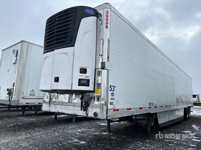 2016 Utility VS2RA 53 ft x 102 in T/A Refrigerated Trailer