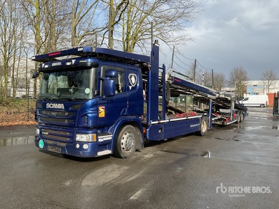 2017 Scania P450 4x2 Sleeper Autocarro trasporto automobili