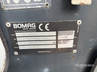 2008 Bomag BF222F Track Finisseur Asphalteuse