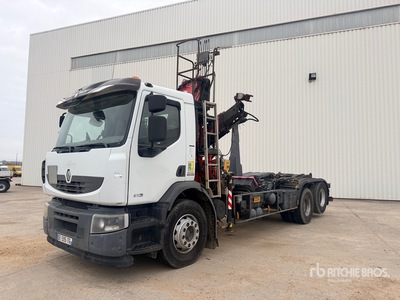 2009 Renault Premium Lander 460DXi 6x2 Camion Ampliroll Roll-Off Truck
