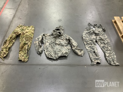 (70) Pairs of Trousers, (7) Jackets, (2) Vests & Assorted Items