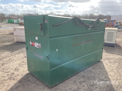 2007 Western EB1000 4500 L Skid Mounted Steel Fuel Tank