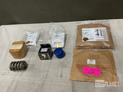 (6) Packings, (2) Pressure Gauges, (1) Spring & Assorted Items