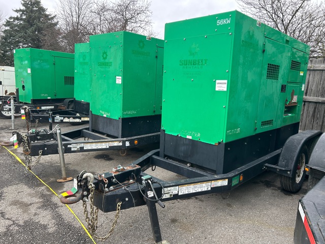 2018 Multiquip DCA-70SSIU4F 56 kW Mobile Generator Set
