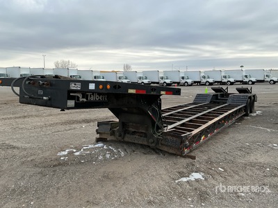 2004 Talbert 35 lb T/A Removable Gooseneck Lowboy Trailer