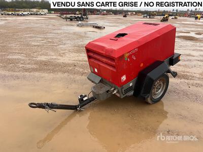 2007 Ingersoll Rand Mobile S/A Compresseur A Air 1 Essieu Compresor de aire