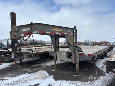 2012 N&N 24 ft T/A Gooseneck Equipment Trailer
