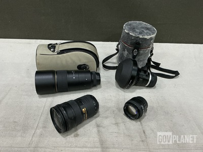 (4) Nikon Camera Lenses