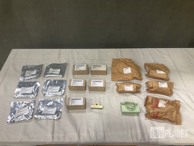 (13) Electrical Contacts, (16) Brackets, (33) Block Clamps & Assorted Items