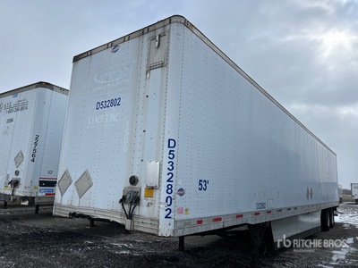 2005 Utility VS2DC 53 ft x 102 in T/A Van Trailer