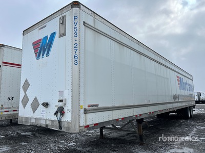 2012 Manac 53 ft x 102 in T/A Van Trailer