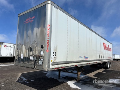 2007 Wabash 53 ft x 102 in T/A Van Trailer