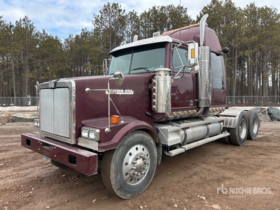 2001 Western Star 4900 6x4 Cabeza Tractora Cabina Dormitorio