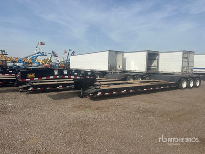 2026 Witzco 18540 lb Tri/A Single Drop Removable Gooseneck Lowboy Trailer