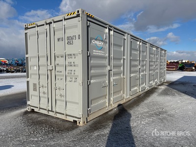 2025 40 ft High Cube Multi-Door Storage Container