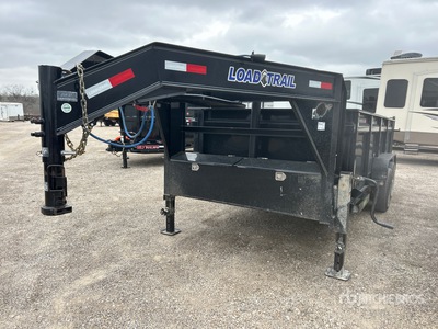 2023 Load Trail 16 ft T/A Gooseneck Dump Utility Trailer