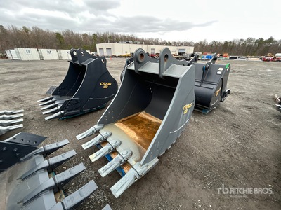 Craig 48 in 1.96 cyd Trenching Excavator Bucket - Fits John Deere 350G (Unused)