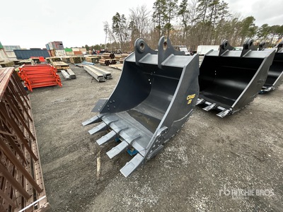 Craig 54 in 2.26 cyd Trenching Excavator Bucket - Fits Hitachi ZX350 (Unused)