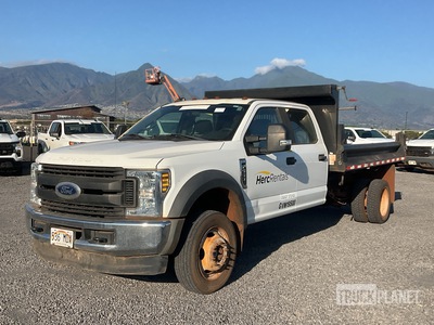 2019 Ford F-550 XL 4x4 Crew Cab S/A Camión dumper