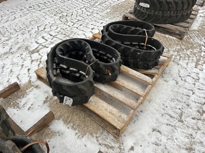 Quantity of (2) Rubber 230 x 96 x 32 Width 9 inches Laufketten