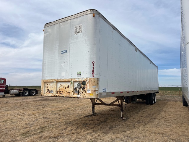 1992 Fruehauf FB915-NF2-48LP 48 ft x 102 in T/A Van Trailer
