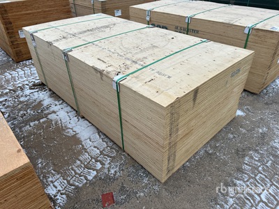 Quantity of (40) 3/4" 4x8 CSP/DFP No Stamp فنير (Unused)