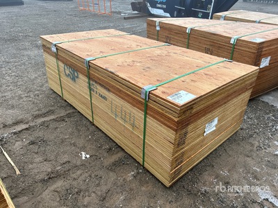 Quantity of (40) 3/4 in 4x8 CSP/DFP No Stamp Compensato (Unused)