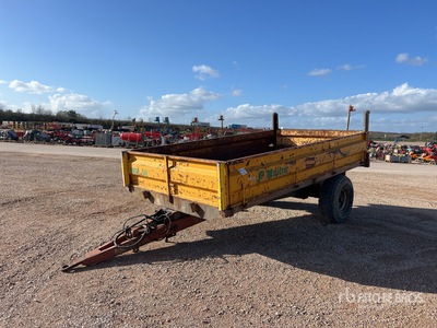 S/A Benne Agricole 1 Essieu Grain Trailer