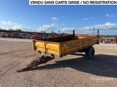 S/A Benne Agricole 1 Essieu Rimorchio per granaglie