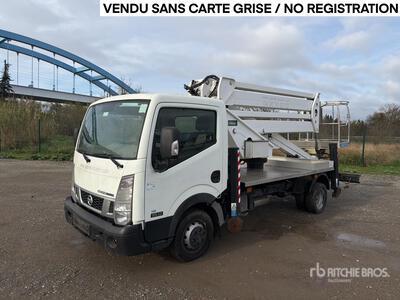 2017 CTE 20.2HVS 20 m on 2017 Nissan Cabstar NT400 35.12 4x2 Camion Nacelle Camion à godets