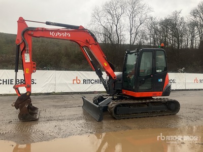 2016 Kubota KX080-4 Excavatrice sur chenilles