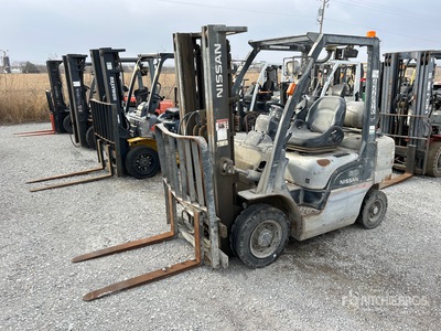 2012 Nissan MP1F2A25LV 4800 lb Cushion Tire Forklift