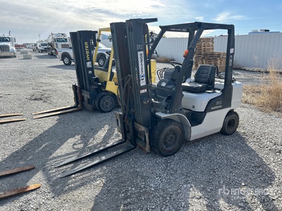 2005 Nissan MPL02A25LV 4050 lb Pneumatic Tire Forklift (Inoperable)