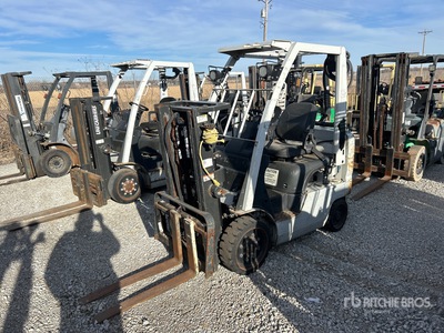 2014 Nissan MCP1F2A20LV 3700 lb Cushion Tire Forklift (Inoperable)