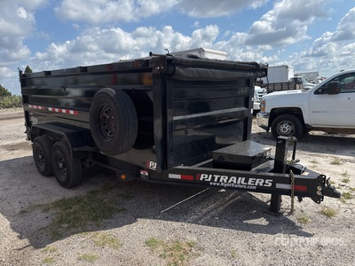 2025 PJ Trailers DM142 14 ft T/A Remolque Ligero de Volteo