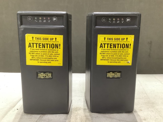 (2) Tripp-Lite SMART750USB Battery Packs