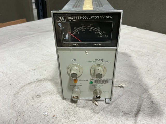 (2) HP 86633B Modulation Sections