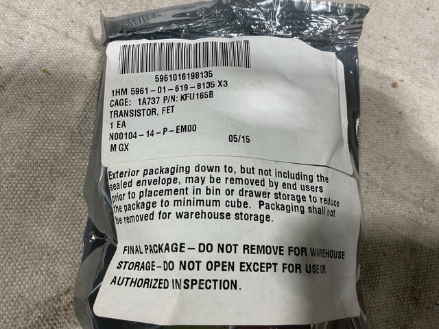 (21) DRS KFU165B FET Transistors